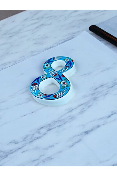 qtahya homes queen of kütahya Ceramic Door Number Authentic Pattern