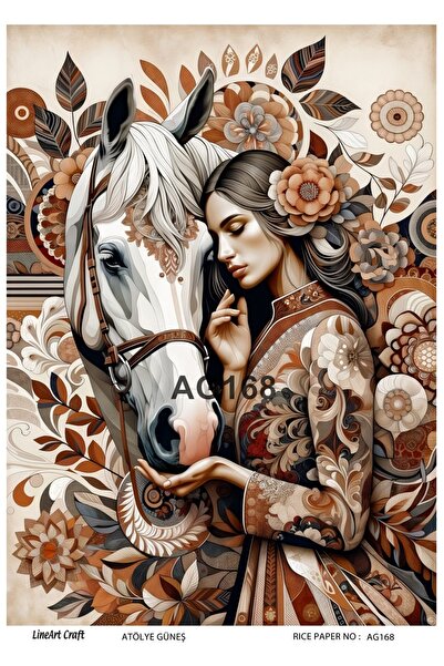 LİNEART LineArt Pirinç Dekopaj Kağıdı LA-AG168