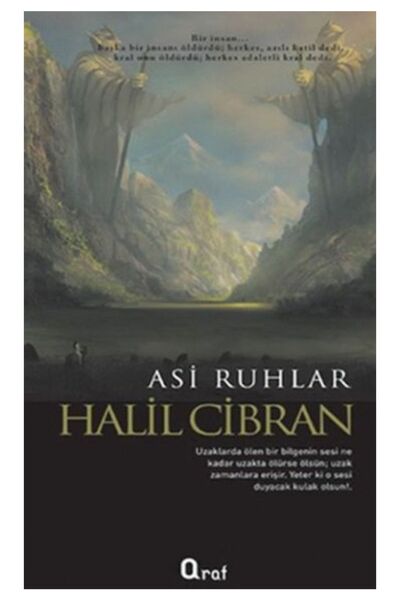 Araf Yayınları Asi Ruhlar - Halil Cibran