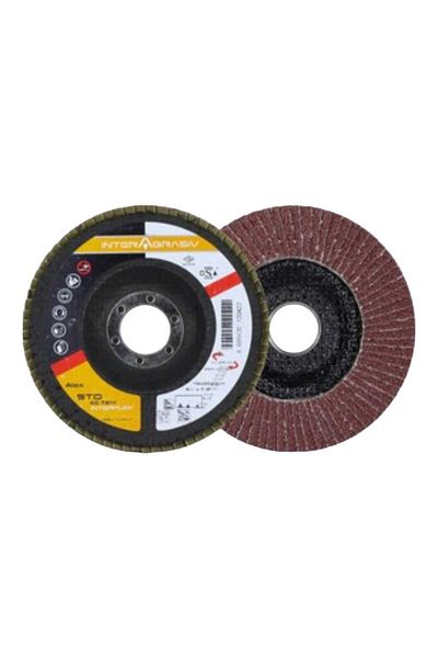 İnter Interflex 115*22,23 Flap Disc Zimpara - 40 Grit (10 Pieces)