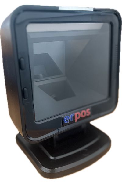 ERPOS MP8600i سطح المكتب مزدوج LED 2D (رمز الاستجابة السريعة) قارئ الباركود