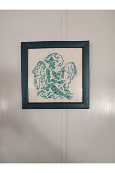 Çerçevecim إطار حائط منقوش وإطار صور لتزيين المنزل - مطرز