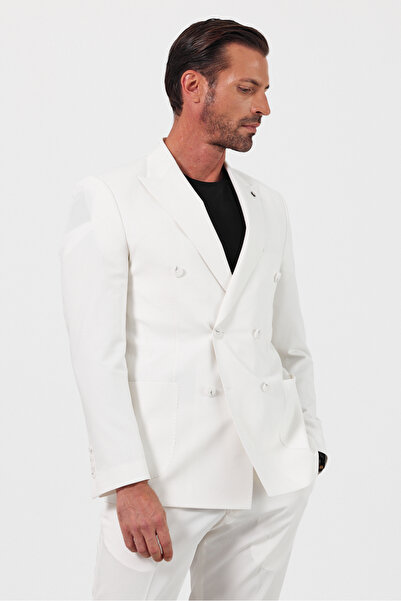 Terziayhan Чоловічий костюм Slimfit з лацканами - комір-стійка, подвійний розріз