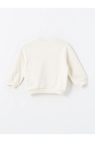 LC Waikiki LCW Baby - Σετ φούτερ και παντελόνι για κοριτσάκι σε κρεμ χρώμα Hello Kitty