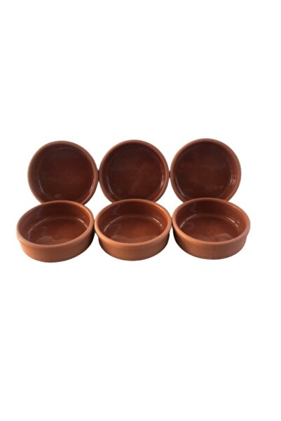 ALİ BABA CÖMLEK 6'lı Sütlaç Kasesi 1.kalite Toprak Güveç 6'lı Sütlaclık Kase