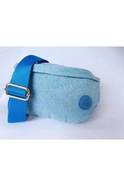 Wagna Denim Berry Bag Cobalt Blue Hanging Bag
