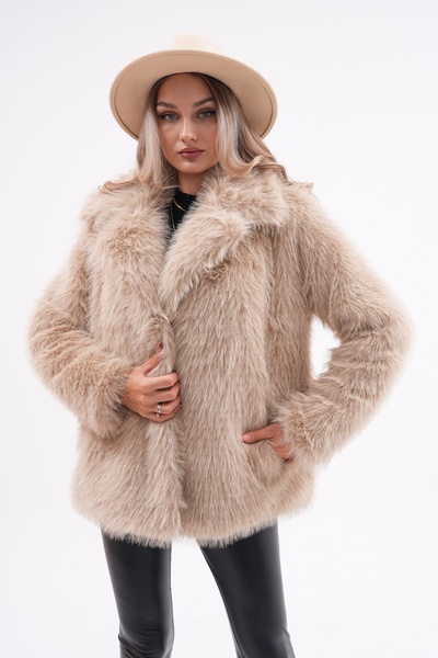 NAVY Μπουφάν με γούνινο γιακά