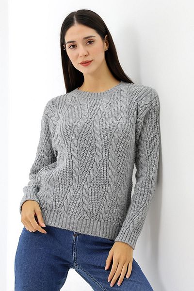 Devinka Women's Braided Knitwear Sweater