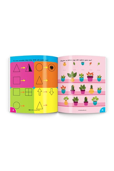 yükselen zeka 3-6 Years Old Brain Development Activated Summer-Sil Book Set