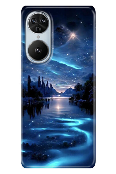 Reeder S19 Max Pro S Edge Uyumlu Kılıf Desenli Baskılı Silikon Gece Yarısı