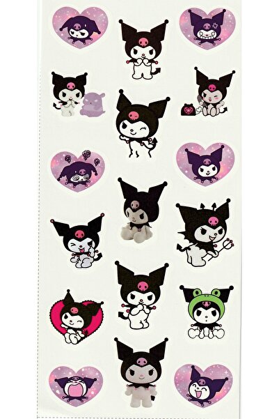 Trendonline Çizgi Film Kuromi Geçici Vücut Dövmesi