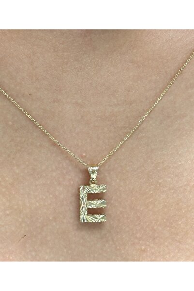 Hakan Güler Kuyumculuk 14 Ayar Altın 3 Boyutlu E Harfi