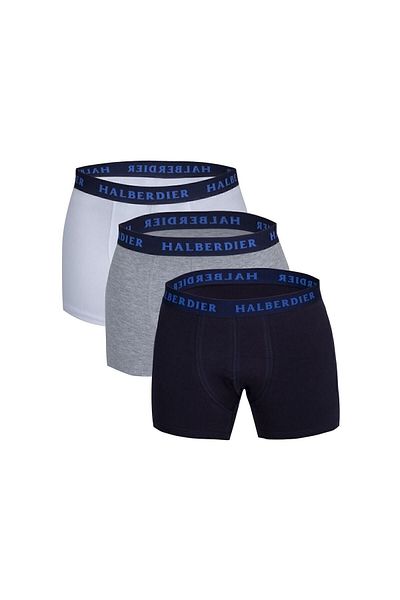 Halberdier Halberdıer Ανδρικό Boxer Brief Cotton Lycra 3 Πακέτο 3 Χρωμάτων