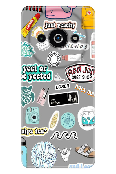 POCO C61 Poco Case Silicone Patterned Pococ61 Cover Sticker Style