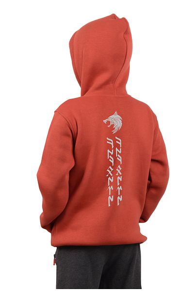 Uniquetex Hanorac pentru copii cu design special cu litere Göktürk - VEK RIBBON (BOZKURT)