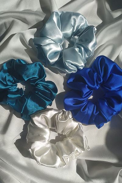 TOKALİLYA Set de agrafe de păr Elastic Bagel Scrunchie pentru femei, cu jumătate de diametru, 15 cm