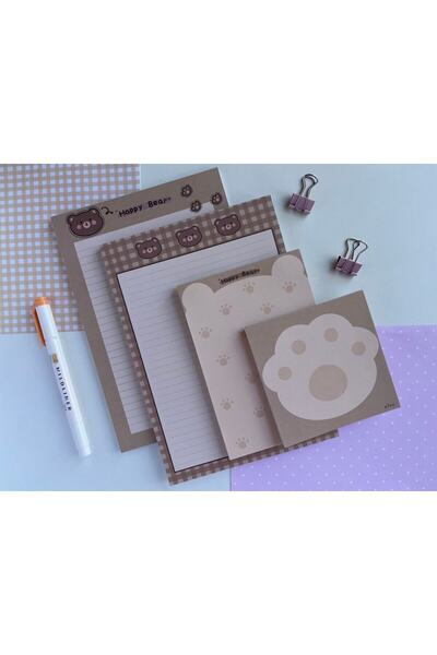 Efsu Nude Pati Set Memopad/notepad/defter