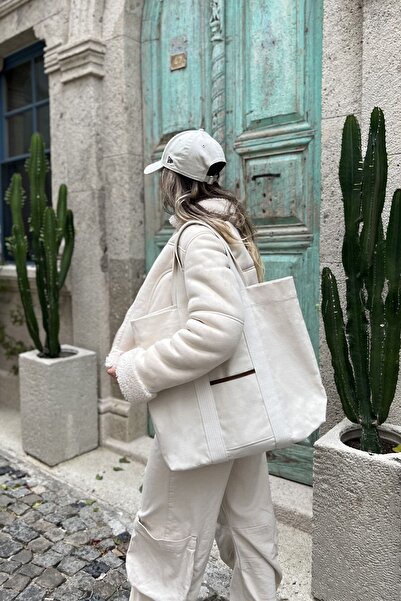 Carrier Thing حقيبة كتف قماش طبيعية