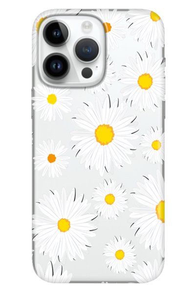 Cekuonline Case for iPhone 16 Pro Case Phone Case 16 Pro Printed Daisy