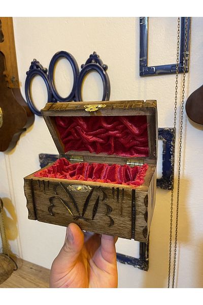 AYAL AHŞAP Wooden Crate Small Size13.5 cm