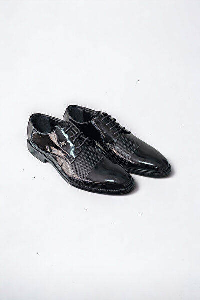 MİYA Pantofi de nuntă clasici pentru mire, din piele naturală, cu șireturi, d...