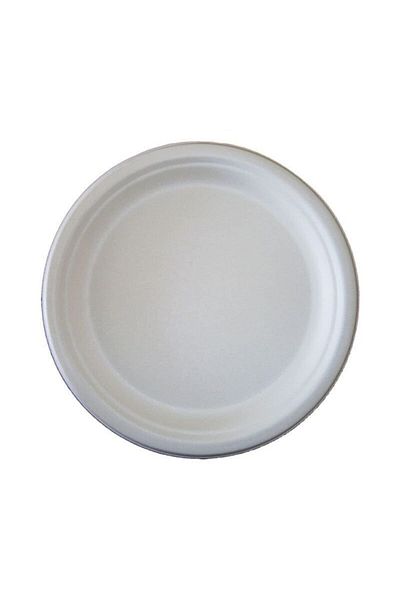 EMEL AMBALAJ Foam Plate Round 23 Cm Mod 33 C 100 Pieces