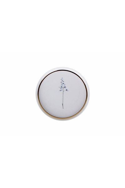 Porland 18cm Botanical Patterned Plain Plate - 04alm005095
