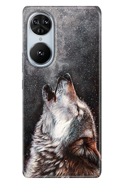 Reeder S19 Max Pro S Edge Kılıf Telefon Kılıfı Baskılı Vahşi Kurt