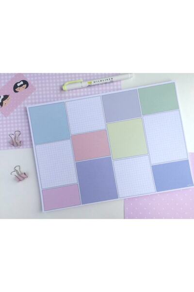 Efsu A4 Renkli Postit Memopad