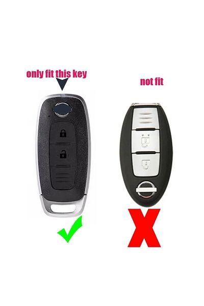 emii auto spare parts Nissan Qashqai Trail Juke Key Case New Case Compatible Black