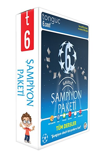 Tonguç Yayınları 6. Sınıf Şampiyon Paketi Set 6 Kitap