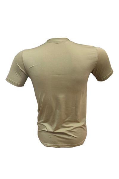 FLAŞ Ανδρικό μπλουζάκι Military Thermal Microfiber με κοντό μανίκι μπεζ Nano T-shirt