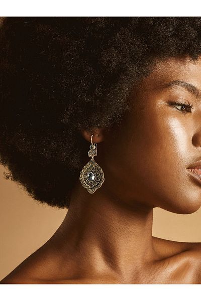 FAYRA ACCESSORIES Gray Earrings