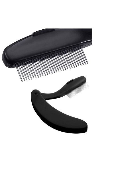 Anil Professional Cosmetics Anil Metal Eyelash Comb - Your Effective Comb for Natural and Uniform Looking Eyelashes