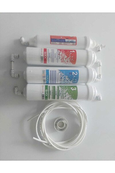 YEŞİLLİ STORE Su Arıtma Cihazı Filitre Seti 4 'lü Set Ravent , Tiger ,aquma, Aquaturk Kapalı Kasa Arıtmalar