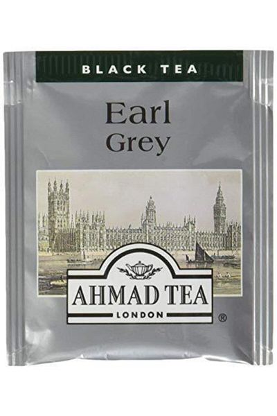 Ahmad Tea Earl Gray Tea Bag with Bergamot 100 Foil Envelopes