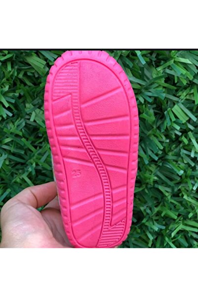 Pandalina Çocuk Panduf Kreş Ev Okul Ayakkabısı Yumuşak Kaydırmaz hafif Taban Cırt Cırtlı Kreş Ayakkabısı