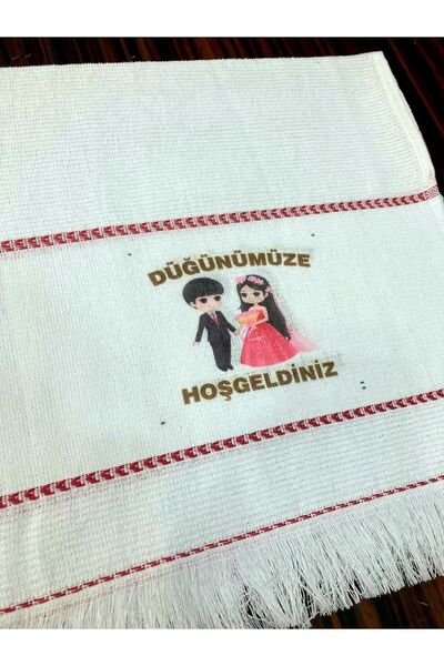 yörük tuhafiye Wedding Towel Car Towel Convoy Towel Pack of 12.pink Bride 2