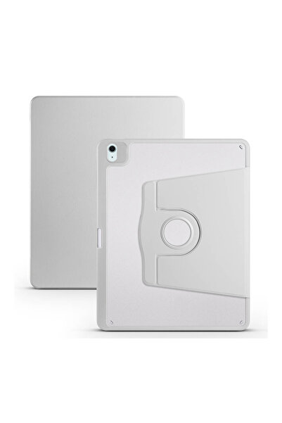 Fuchsia iPad PRO 13 2024 360 Derece Dönebilen Yatay Dikey Stand Özellikli Pino iPad Tablet Case A2925 A2926