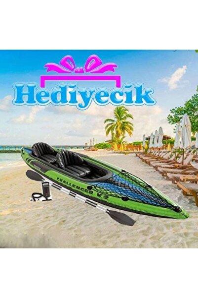 Intex Şişme Kano Bot 68306 Challenger K2 Kano Set Yeni 2022