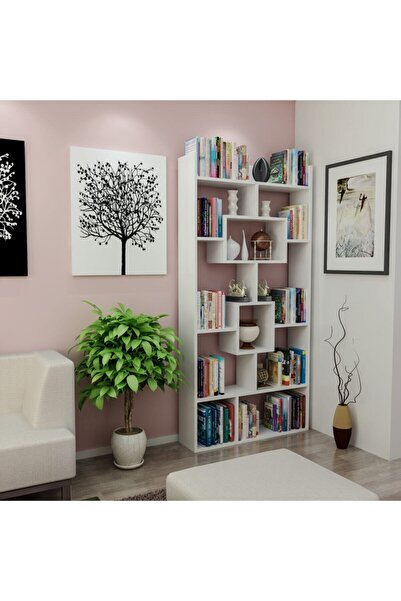 RSYdizayn KİTAPLİK KAYRA MDF YİĞİTDİZAYN