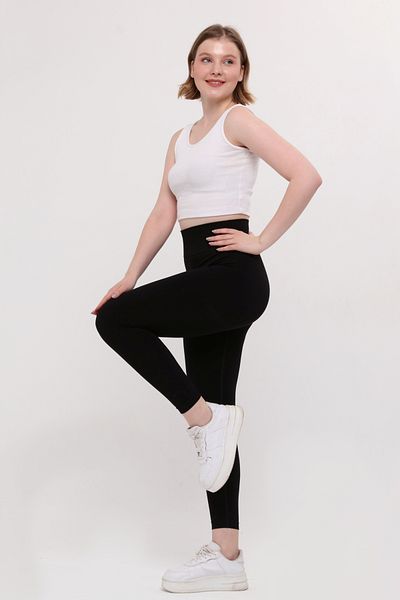 Club Floral Fashıon Non-Handle Push-Up Sports Leggings - Back Gather