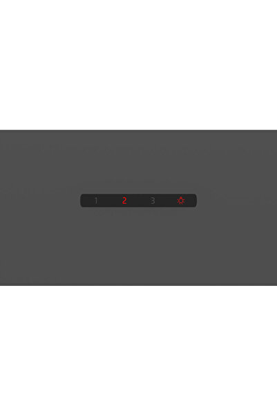 Profilo Duvar Tipi Davlumbaz 60 cm Platin gri cam yüzey