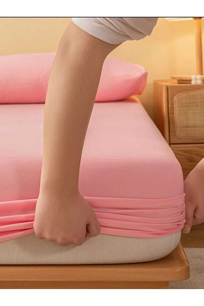 Totem Σετ σεντόνια Ranforce Cotton Pink Pillowcase