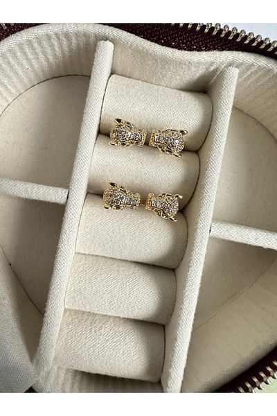 ringbox Gold Double Tiger Ring
