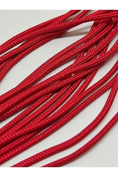 Firebird Takı Aksesuar Ve Kamp Malzemeleri 45 Meters Red Paracord Bracelet String - 2 mm