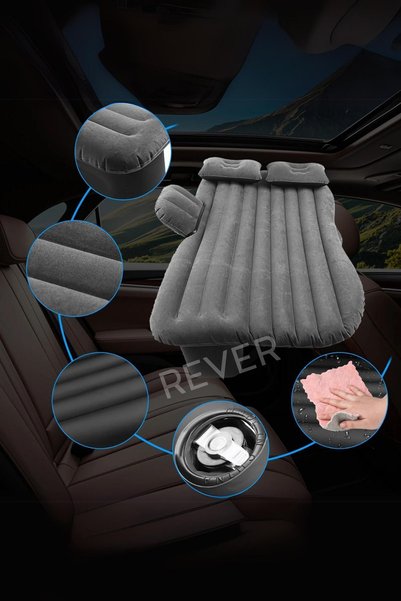 Rever سرير سيارة - قابل للنفخ، مع مضخة ووسادة