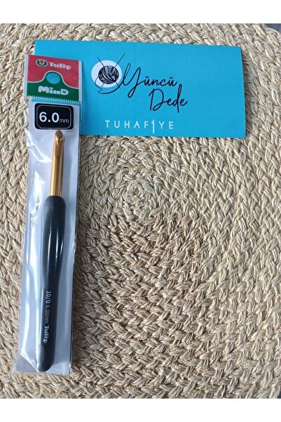 Tulip Mind Yün Tığı Plastik Saplı Titanyum Yumuşak Saplı El Acıtmayan Profesy...