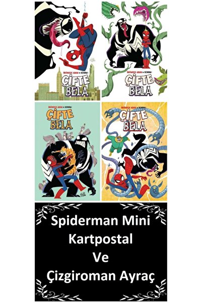 Marmara Çizgi Yayınları Örümcek Adam ( Spiderman) & Venom Çifte Bela (1-4) Çi...