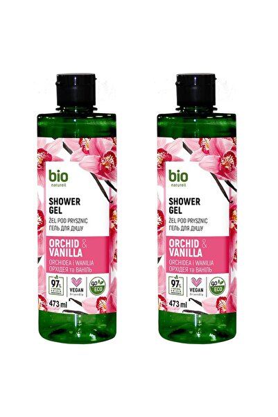 bio natural aroma %97 Organik Duş Jeli Orchıd & Vanilla 2 X 473 ml